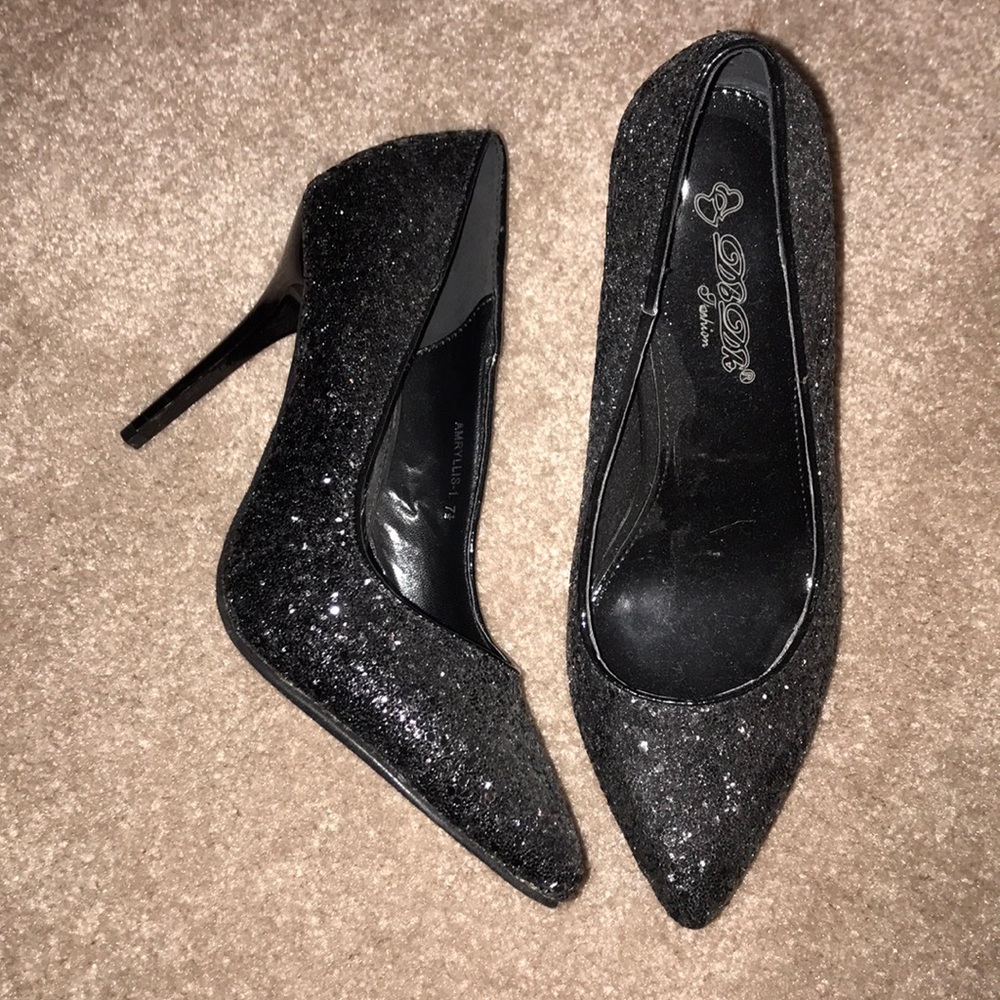 Glitter heels